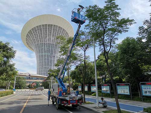 蓝牌直臂高空车